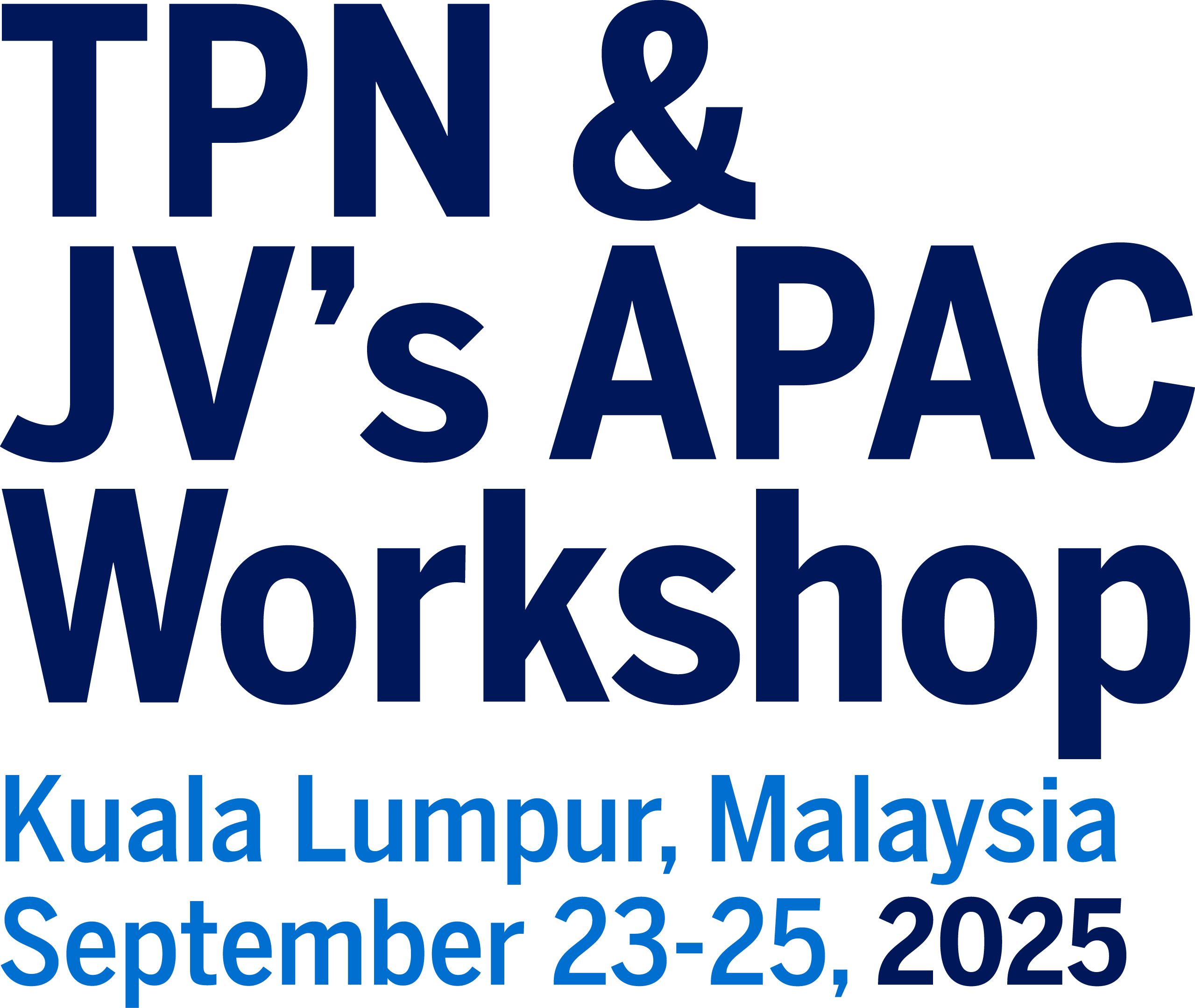 TPN & JV APAC Workshop 2025